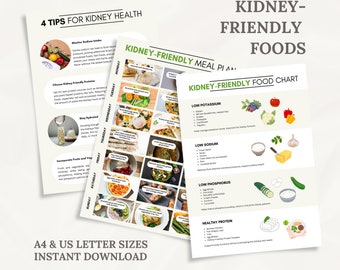 Kidney Disease Food List: Renal Diet Chart (PDF Printable)