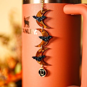 Harvest Moon Stanley charm, Stanley straw charm, Stanley accessories, Simple Modern charm, Owala charm, Stanley charm, tumbler charm