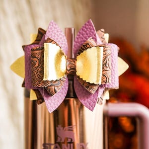 Gepolijste roségouden stanleystrik | Stanley-accessoires | Mesa Collection Stanley Bow
