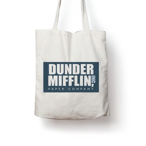 Dunder Mifflin Inc The Office TV Show Cotton Tote Bag Gift