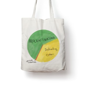 Procrastinating Schrute The Office TV Show Cotton Tote Bag Gift