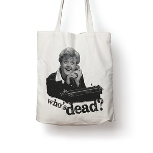 Cadeau sac cabas en coton Who's Dead Jessica Fletcher