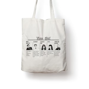 New Girl Cast TV Show Baumwolltasche Geschenk