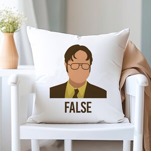 Dwight Schrute Pillow Etsy UK