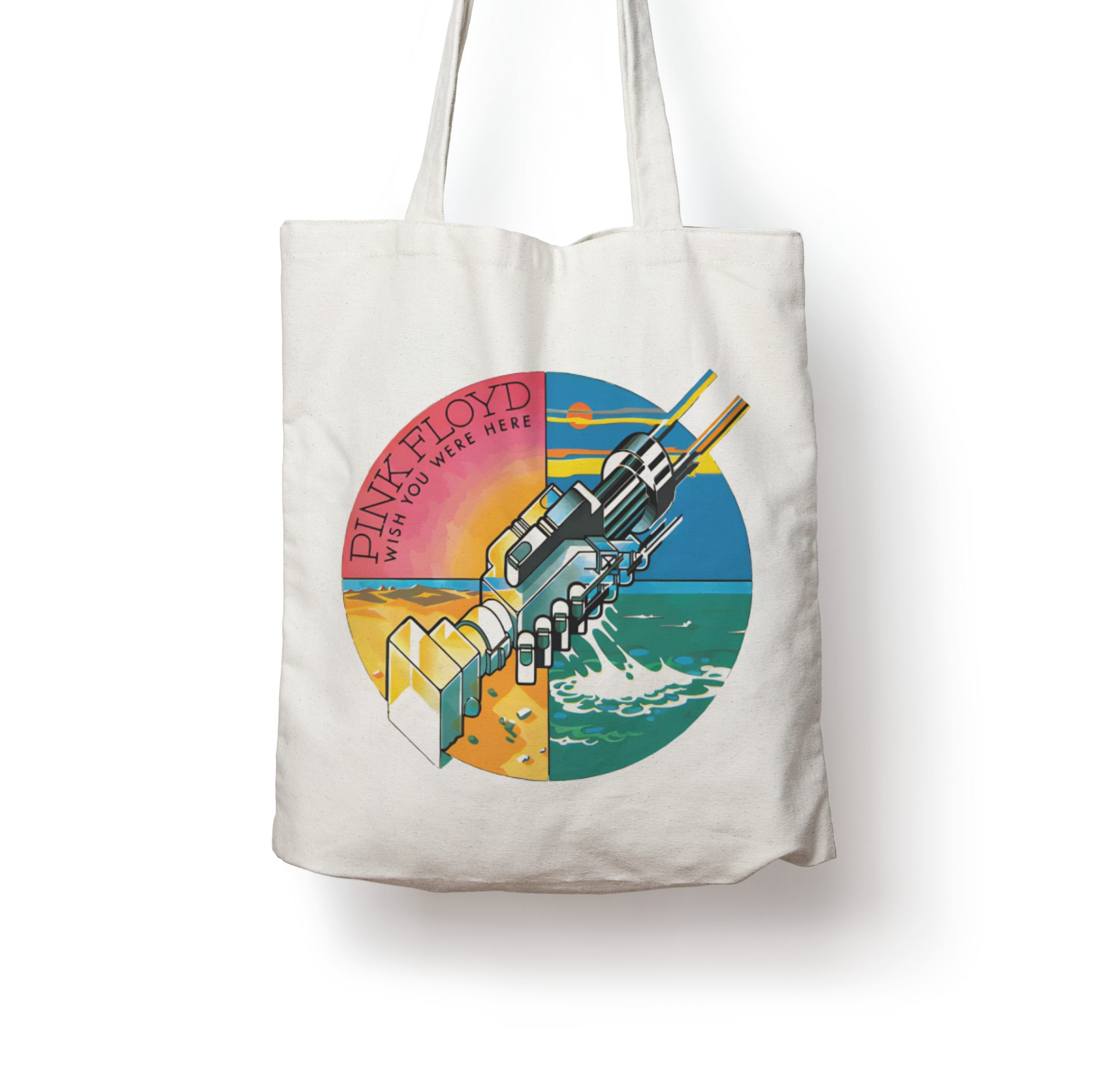 Pink Floyd Wish You Were Here Cotton Tote Bag Gift