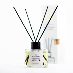 RedGarden Reed Diffuser, Pine Scented Oil Diffuser Bottle,| Holiday Scented Reed Sticks, Essential Oil Diffuser, Holiday Room Fragrance