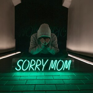 Neon Sign Tattoo, Tattoo Neon, Neon Sign, Neon Led, Tattoo, Piercing, neon sorry mom, studia tatuażu, Neon hands, Neon Tattoo School