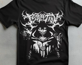 Trad Goth Graphic T-shirt | Unisex Black Soft Shirt