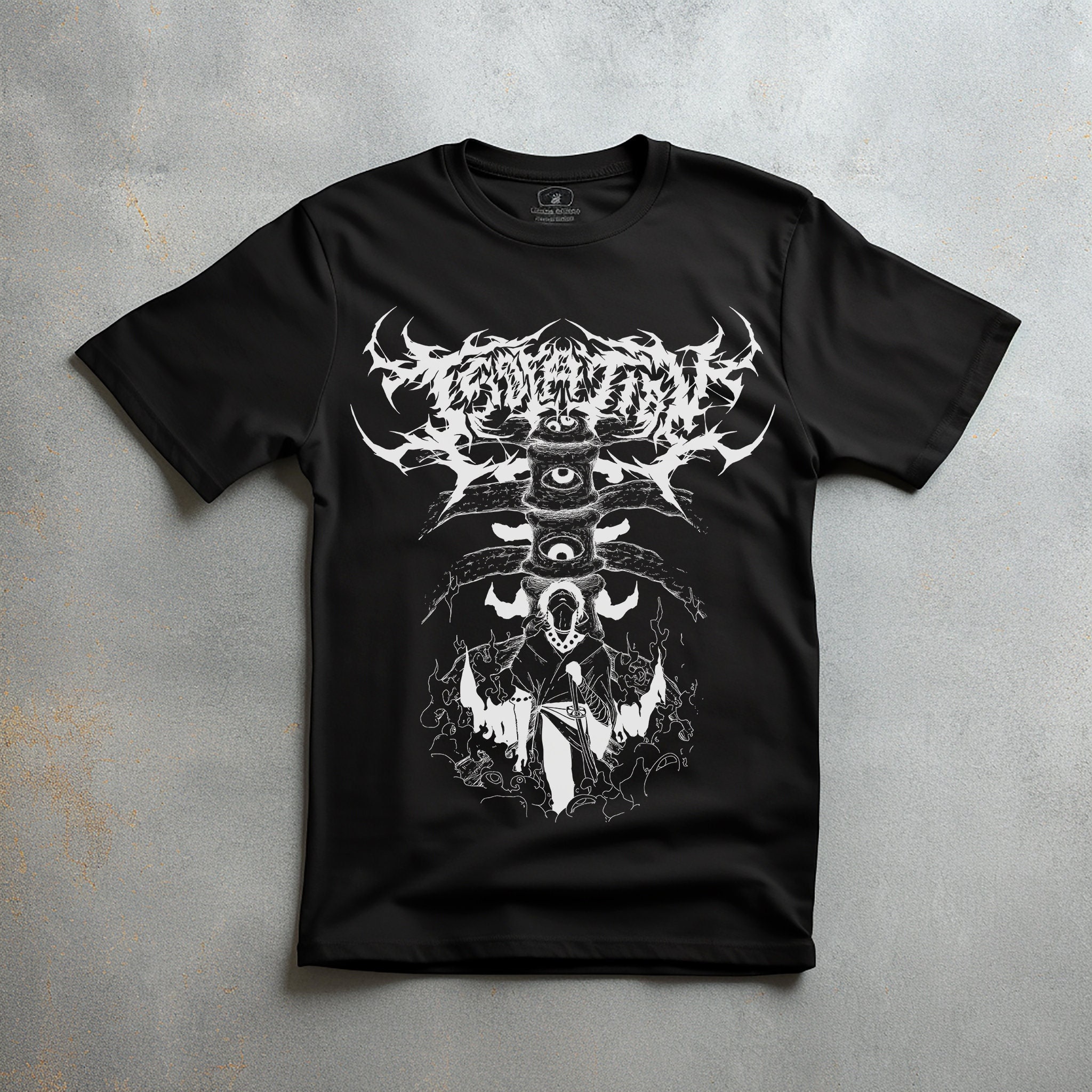 Gothic Graphic T shirt Hand drawn Design Etsy Gothic Graphic T shirt Hand drawn Design Etsy