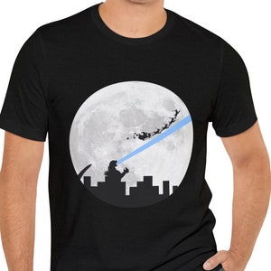 Godzilla vs Santa Weihnachts-T-Shirt, Godzilla, Weihnachtsmann, Weihnachts-T-Shirt, Film, Parodie, lustig