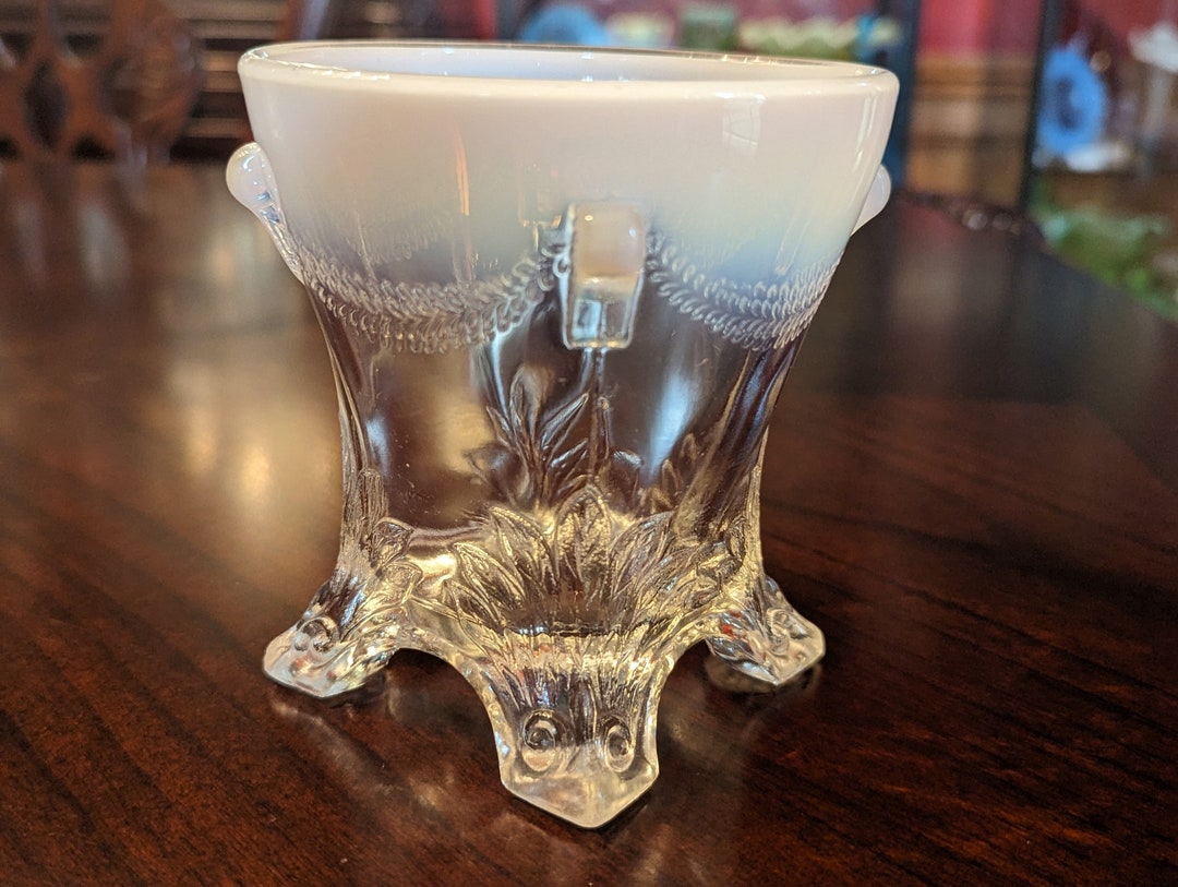 Antique Jefferson Swag With Brackets Spooner in White Etsy