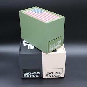 30-06 - Stackable 3D Printed Ammo Storage Box for Ammo Organization and Easy Access