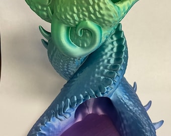 Twin Dragon Themed Würfelturm - Exquisiter 3D Druck | Ideal für RPG und Tabletop Gaming