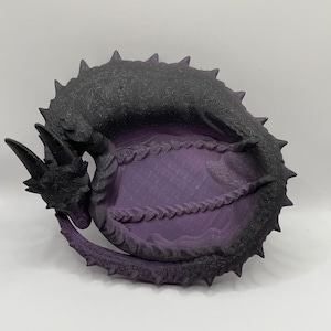 Handcrafted Dragon Jewelry Tray - Unique 3D Printed Design - Perfect Home Organizational Decor