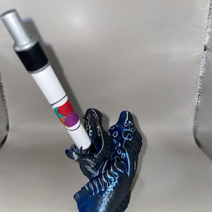 Pen Holder Display - Dragon Themed - Desktop Organization - Dragon Decor, Unique Decorations - Workplace Decor - 3D Printed