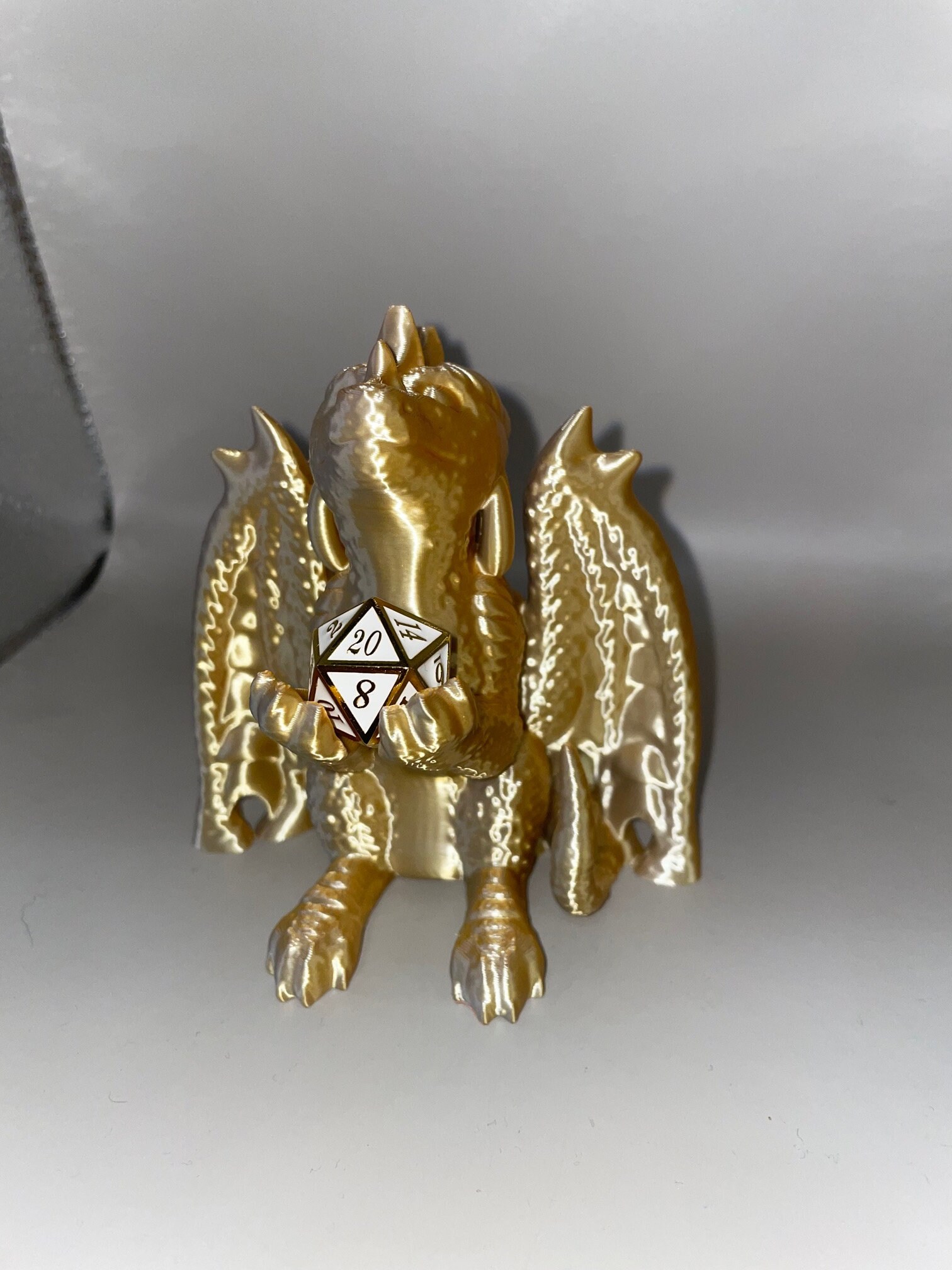 Dragon Paws Dice Guardian - RPG - Dice Games - 3D Printed