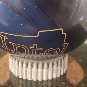 Bowling Ball Cup - 3D Printed - Storage - Sports - Display - Personalized Gift - Great for Bowlers - perfect for teams - Unique image 4