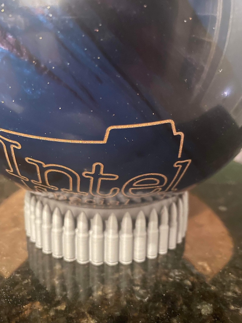 Bowling Ball Cup - 3D Printed - Storage - Sports - Display - Personalized Gift - Great for Bowlers - perfect for teams - Unique image 4