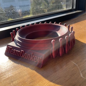 Bowling Ball Cup - 3D Printed - Storage - Sports - Display - Personalized Gift - Great for Bowlers - perfect for teams - Unique image 1