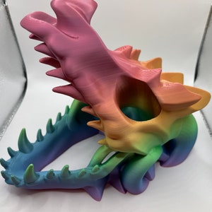 3D Printed Dragon Skull Dice Tower: RPG Tabletop Gaming