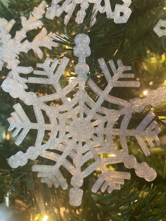 雪の結晶 - 17 種類のオプション - 3D プリント - クリスマス