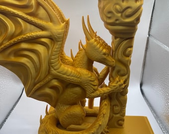 Dragon Bookend - Book Holder - Unique Decor - Book Stand