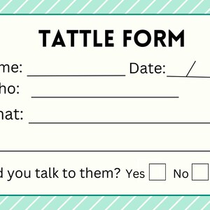 Tattle Form