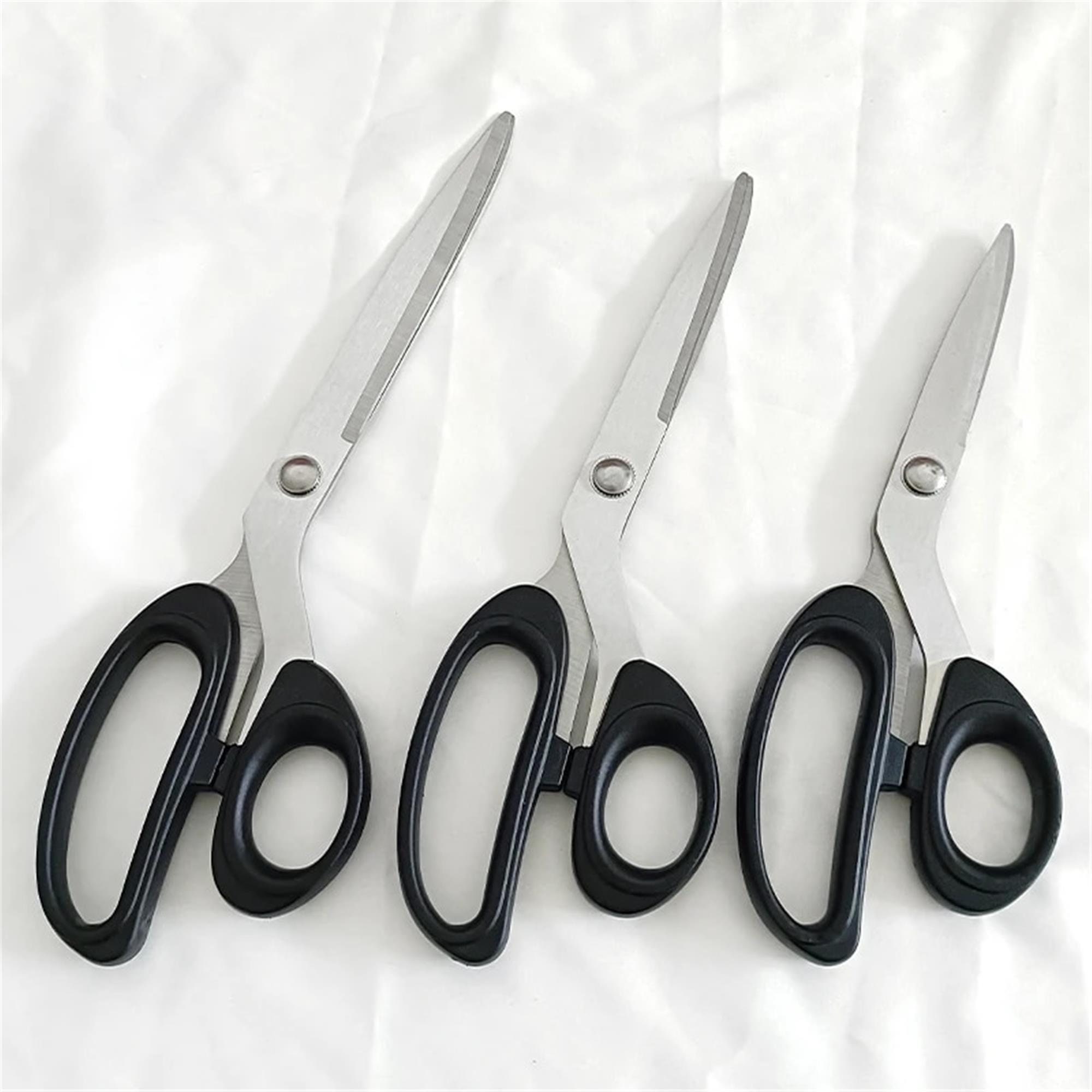 C.S. Osborne 8-1/4 E-Z Cut Leather Shears Scissors #708 Made In