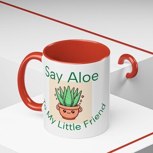 Colorful Floral Accent Coffee Mug - Perfect Gift for Plant Lovers
