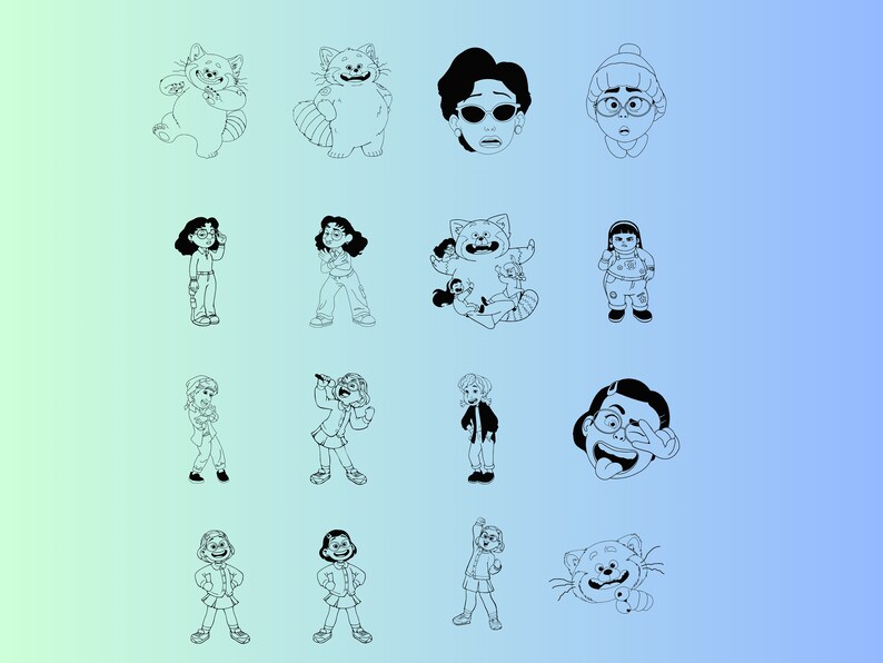 Simply Red Svg Turning Red SVG Bundle, Turning Red Svg, Mei Lee Svg, Turning Red ...