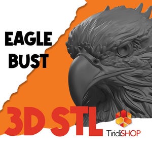 Adler Büste 3D Print STL (Pre- Supported)
