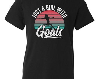 Camiseta juvenil Just A Girl With Goals
