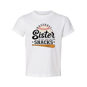 Baseball Sister Toddler Tee