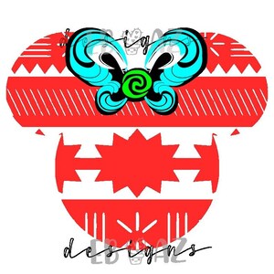 Minnie Moana svg