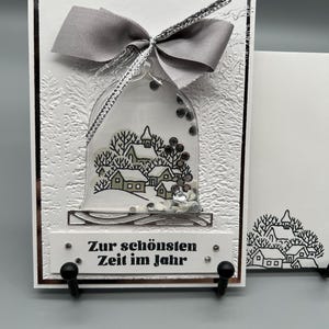 Karte, Grußkarte, Geschenkkarte, Stampin up, Schüttelkarte, Winterkarte