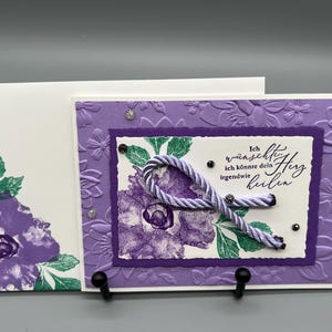 Carte, carte de voeux, carte cadeau, stampin up, deuil