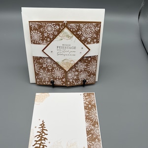 Karte, Grußkarte, Geschenkkarte, Stampin up, Weihnachtskarte, Winterkarte