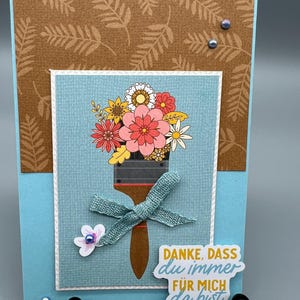 Karte, Grußkarte, Geschenkkarte, Stampin up, Einfach-so-Karte, Liebe, Freundschaft