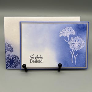 Carte, carte de voeux, carte cadeau, stampin up, deuil