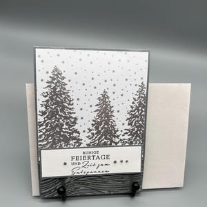 Grußkarte, Karte, Geschenkkarte, Stampin up, Aufstellkarte, Winterkarte