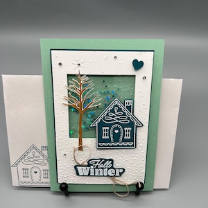 Karte, Grußkarte, Geschenkkarte, Stampin up, Weihnachtskarte, Winterkarte