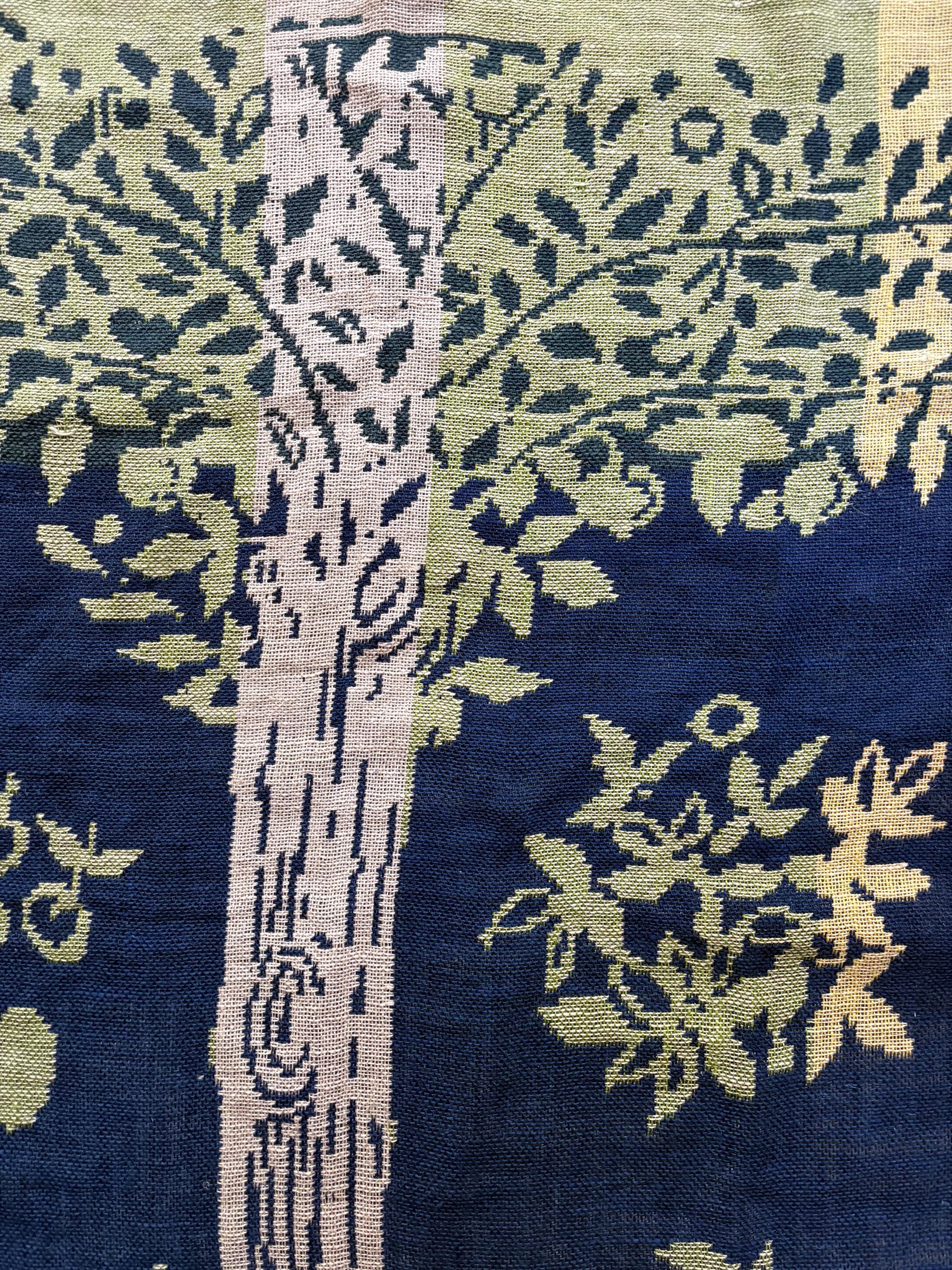 Vintage Handwoven Finnish Art Textile | Helmi Vuorelma, Maija