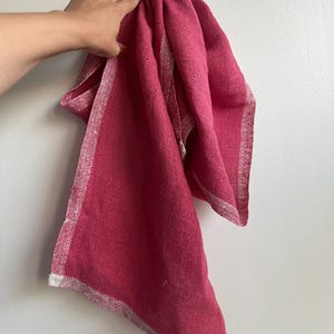 Dora Jung &#39;Rustica&#39; vintage linen table runner
