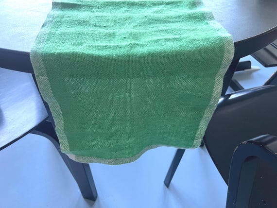 Dora Jung 'Rustica' vintage linen table runner