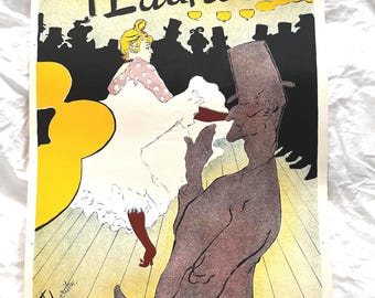 Toulouse-Lautrec Lithograph Exhibition Poster: Galerie Artek, 1950s