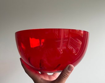 Kaj Franck Handmade Vintage 1329 bowl for Nuutajärvi | Vintage Scandinavian Glass | Mid-Century Design