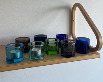 イッタラ ガラス キャンドルホルダー (3 個セット) - Heikki Orvola