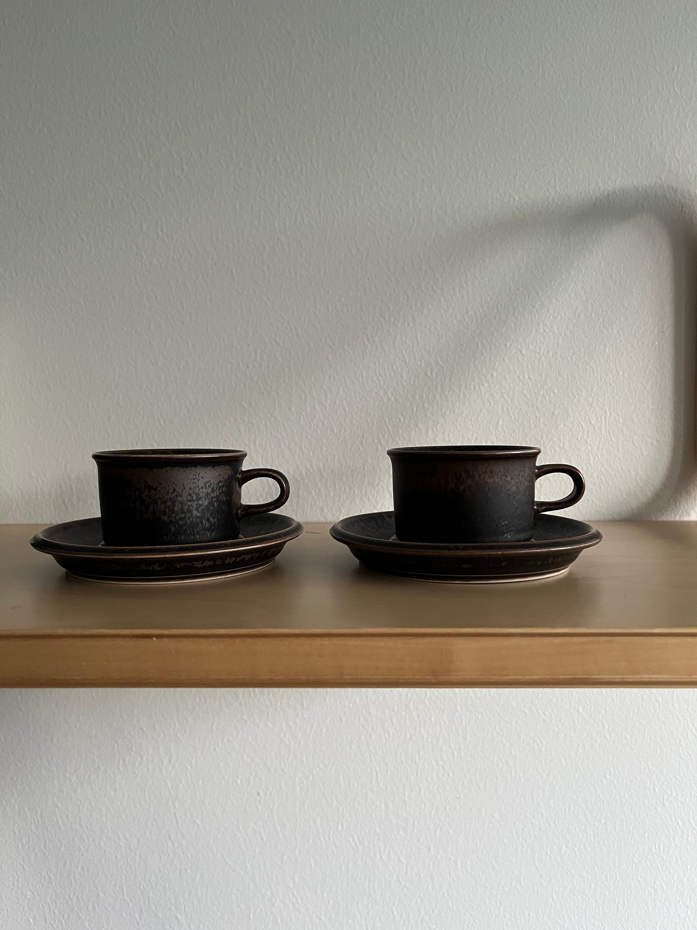 アラビア・ルスカのデミタスカップ＆ソーサー2客セット - Etsy 日本