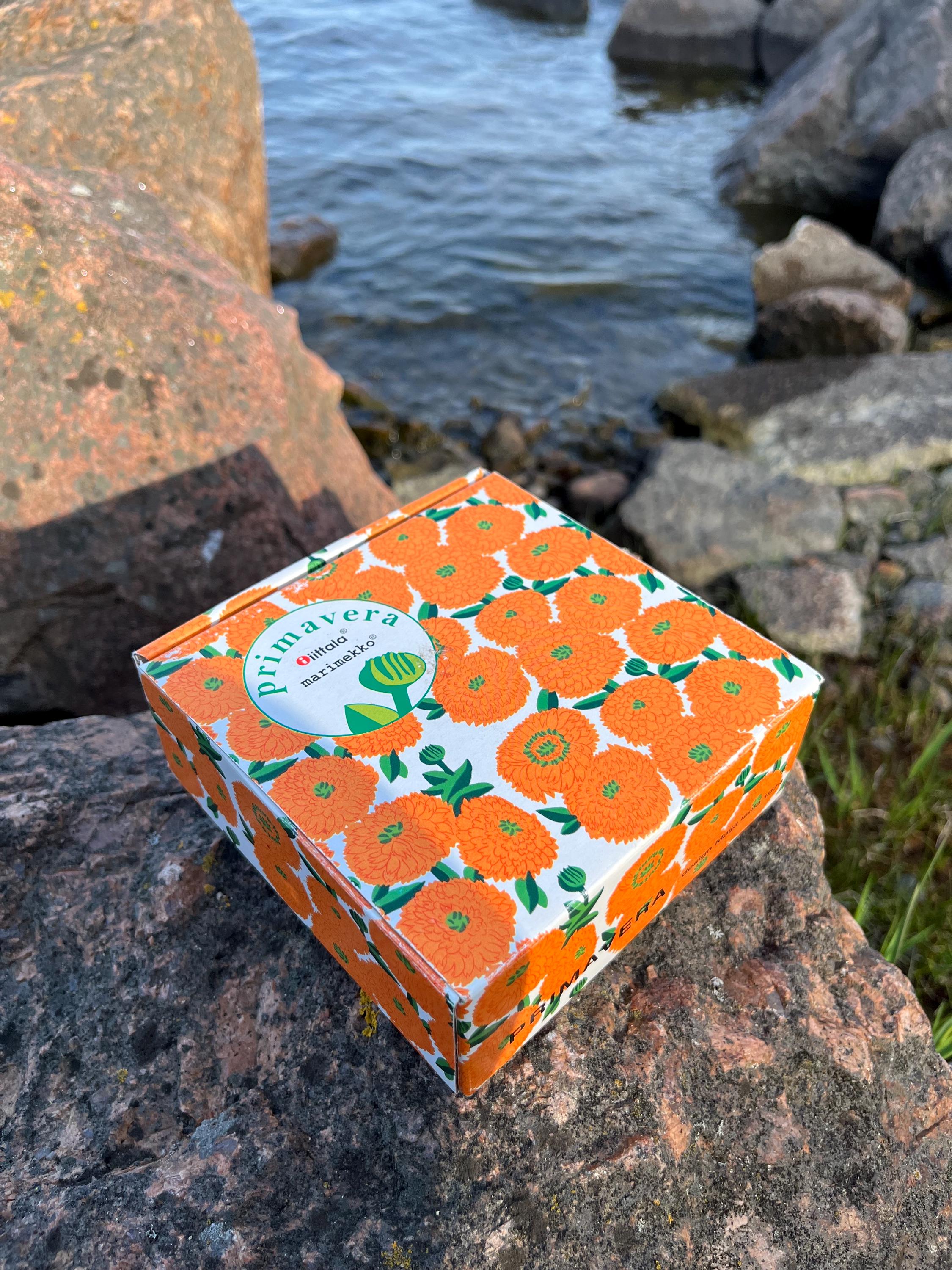 Vintage Marimekko & Iittala Primavera Egg Cups in Original