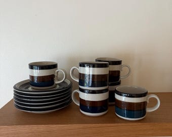 ヴィンテージ アラビア カイラ コーヒーカップ＆ソーサー 6客セット